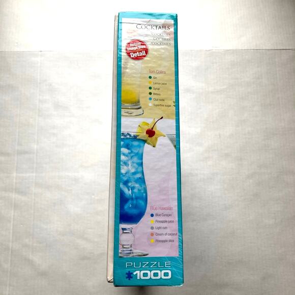 Eurographics 1000 Piece Jigsaw Puzzle: Cocktails - Pre-Owned - Picture 8 of 8